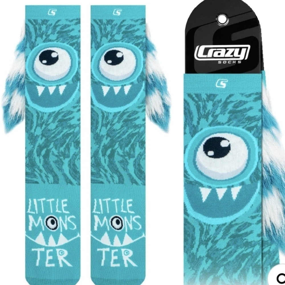Little Monster Kids Socks - Turquoise